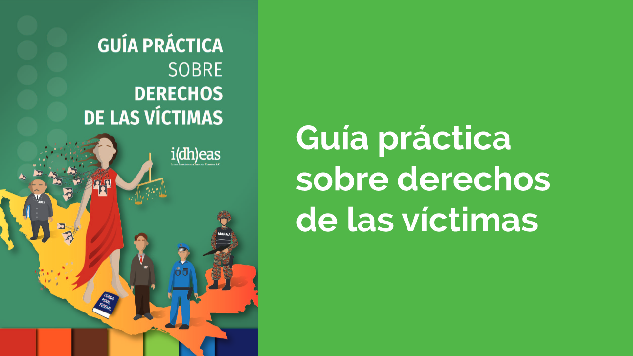 Portada de la Guía práctica sobre derechos de las víctimas
