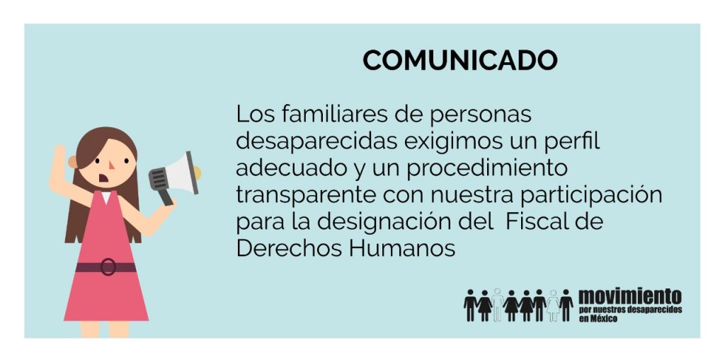 Comunicado - Familiares de personas desaparecidas en México